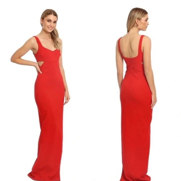 Likely Lillianna Maxi Gown Red NWT - Picture 1 of 10